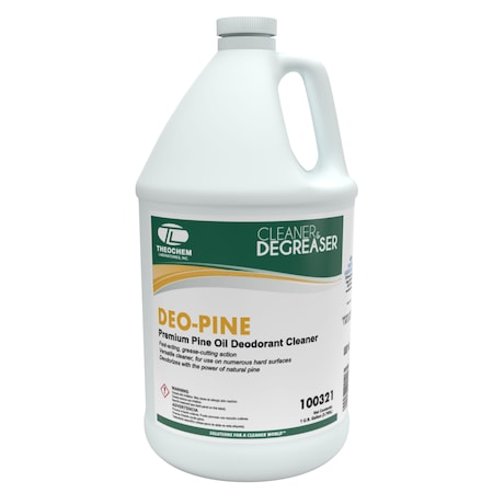 Theochem Pine Oil Deodorant Cleaner, Bottle, Pine, 4 PK 100321-99990-7G